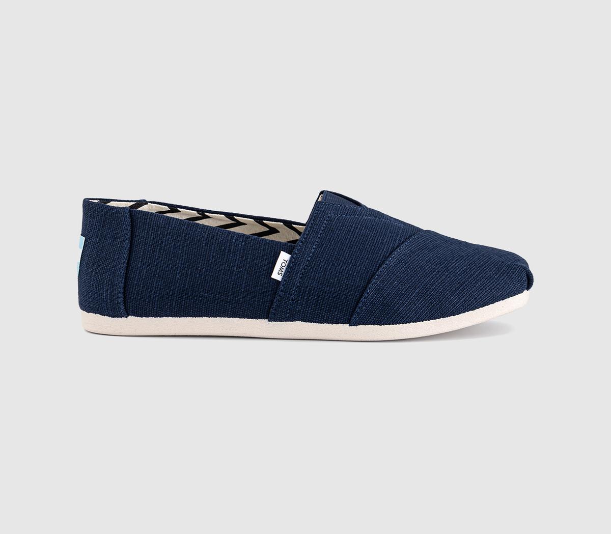 TOMSToms Classic Alpargata Slip OnsNavy Heritage Canvas