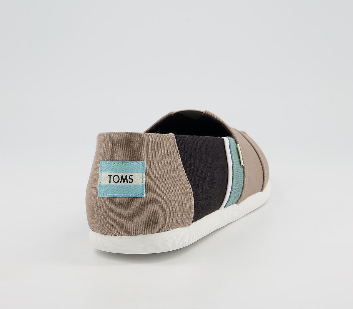 TOMS Toms Classic Alpargata Espadrilles TOMS Toms Classic Alpargata Espadrilles Desert Taupe Color Bloack