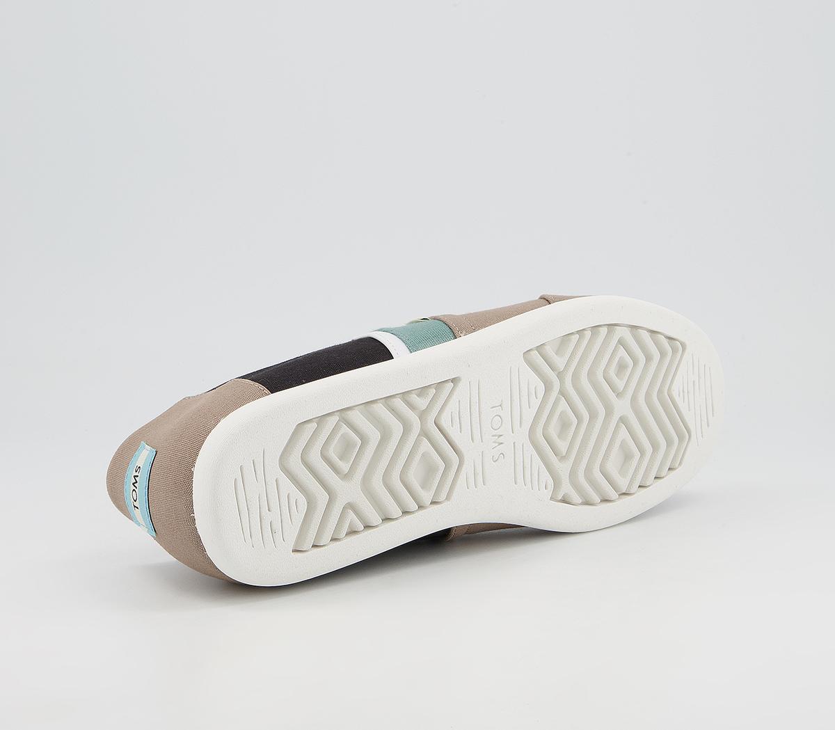 TOMS Toms Classic Alpargata Espadrilles TOMS Toms Classic Alpargata Espadrilles Desert Taupe Color Bloack