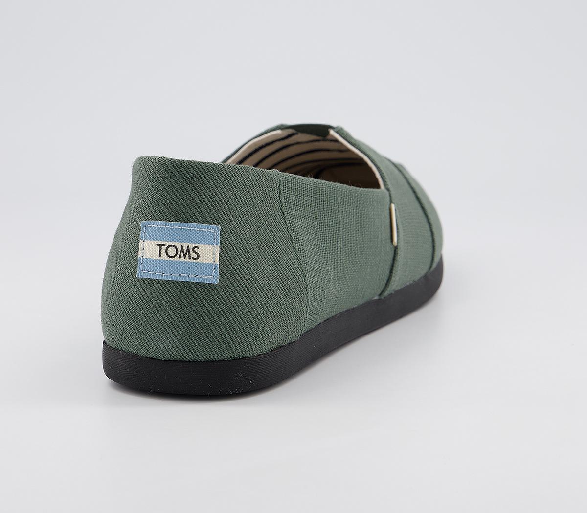 TOMS Toms Classic Alpargata Slip Ons Bonsai Green Heritage - Men's Casual  Shoes