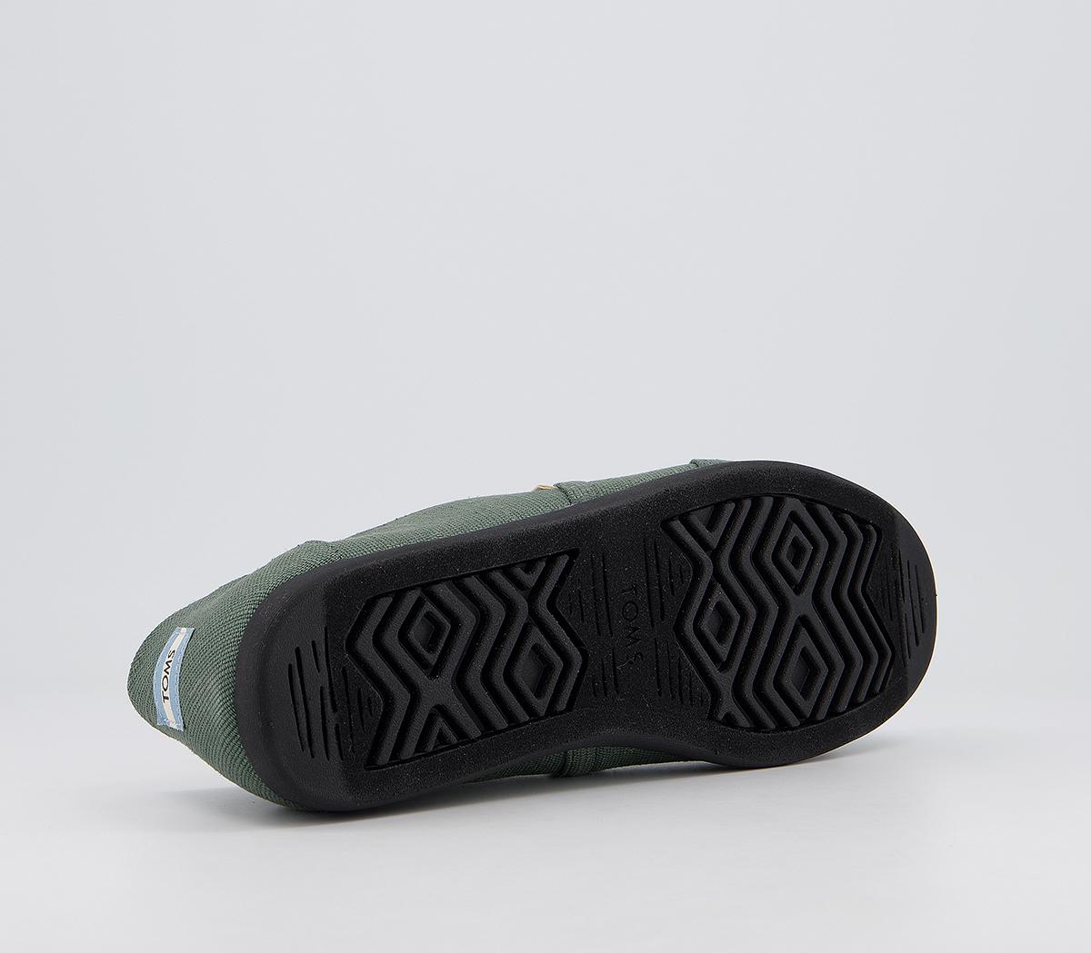 TOMS Toms Classic Alpargata Slip Ons Bonsai Green Heritage - Men's Casual  Shoes