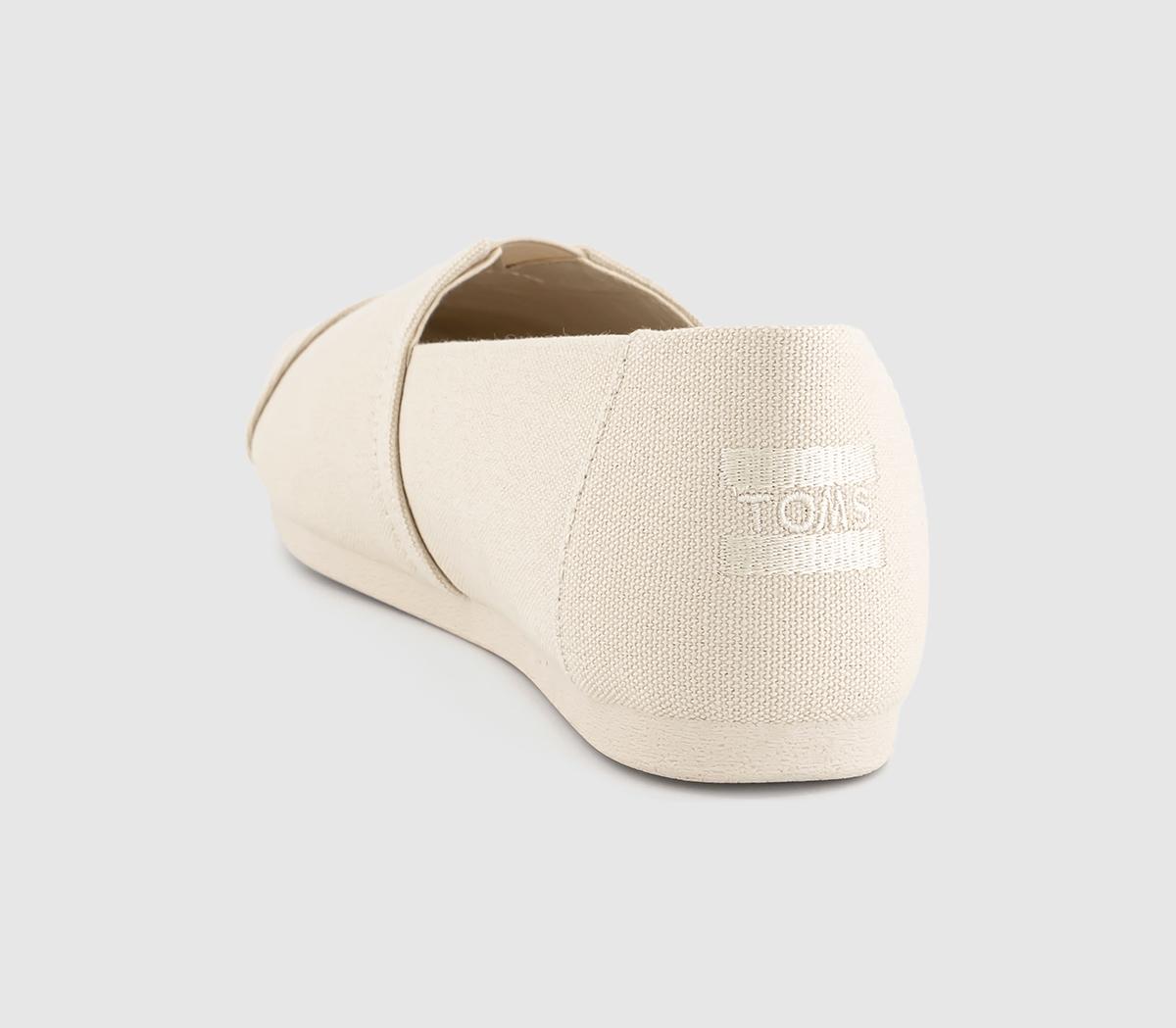 TOMSToms Classic Alpargata Slip Ons TOMSToms Classic Alpargata Slip OnsIvory Recycled Cotton Canvas