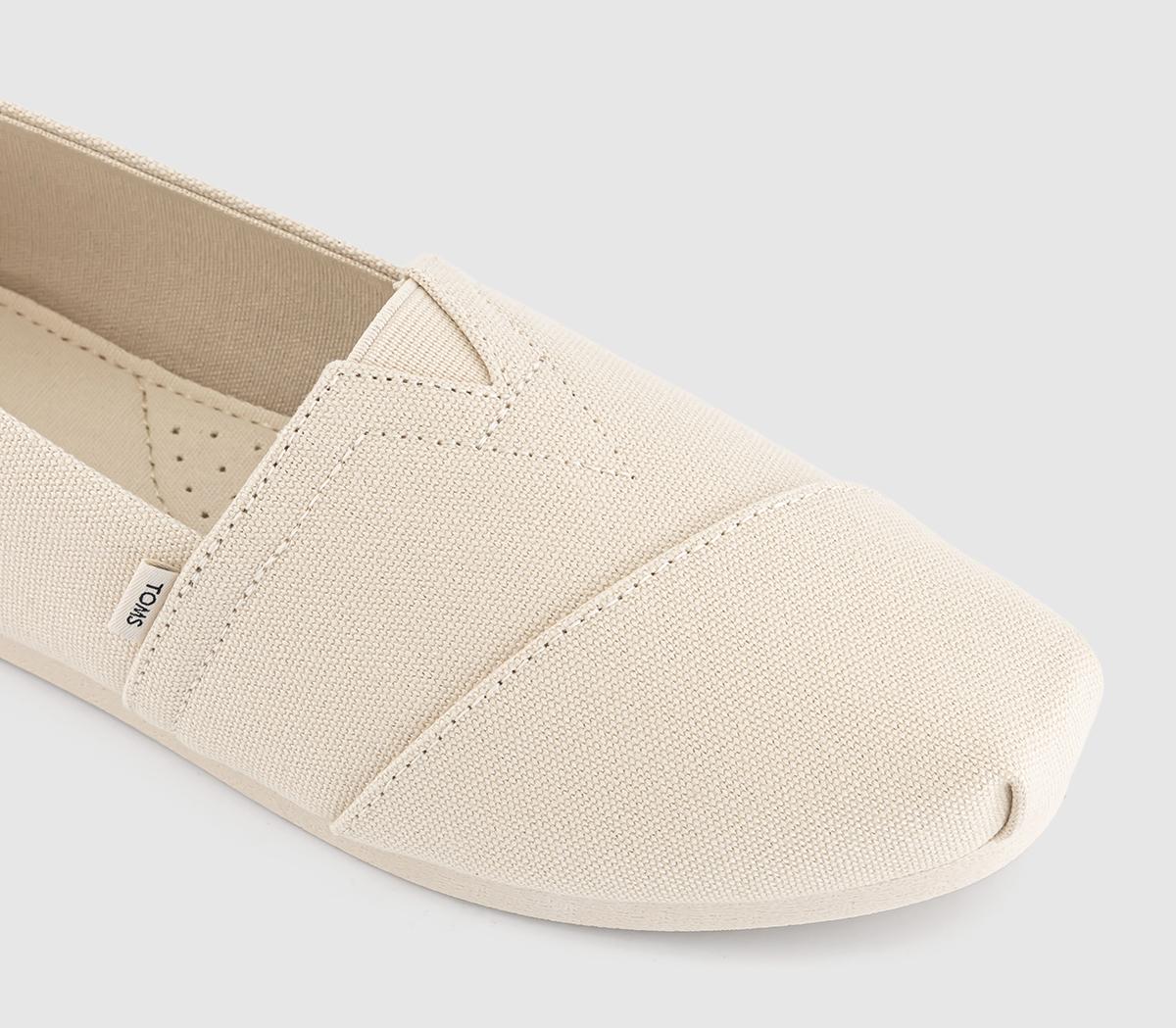 TOMSToms Classic Alpargata Slip Ons TOMSToms Classic Alpargata Slip OnsIvory Recycled Cotton Canvas