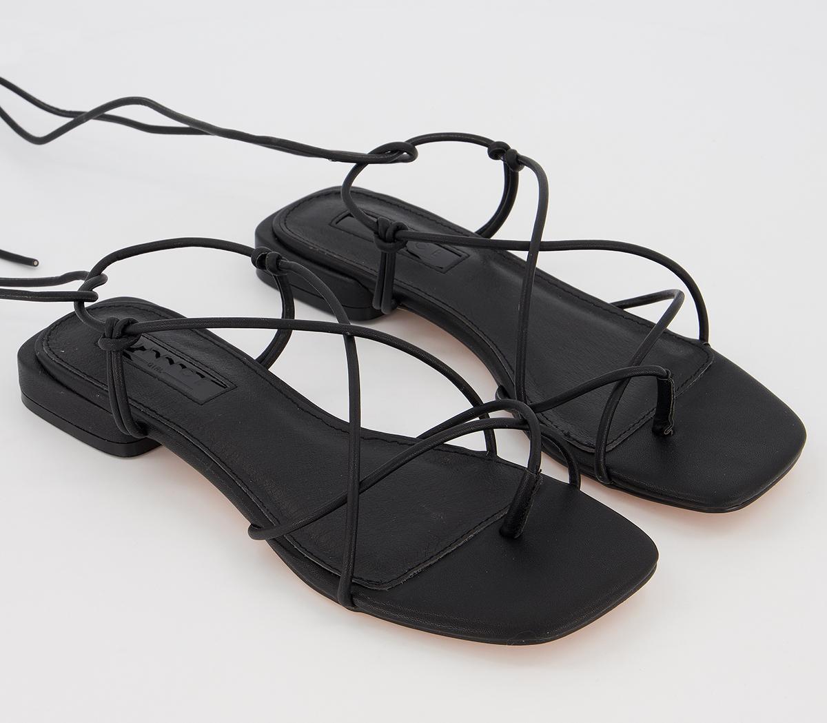 OFFICESerafina - Tie Sandal OFFICESerafina - Tie SandalBlack
