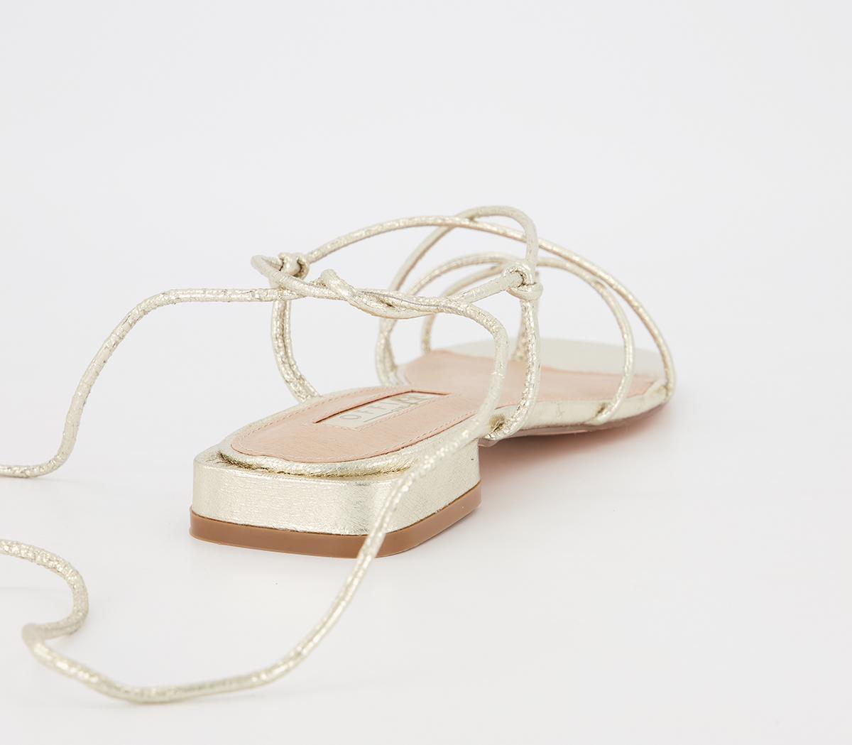 OFFICESerafina Tie SandalsGold