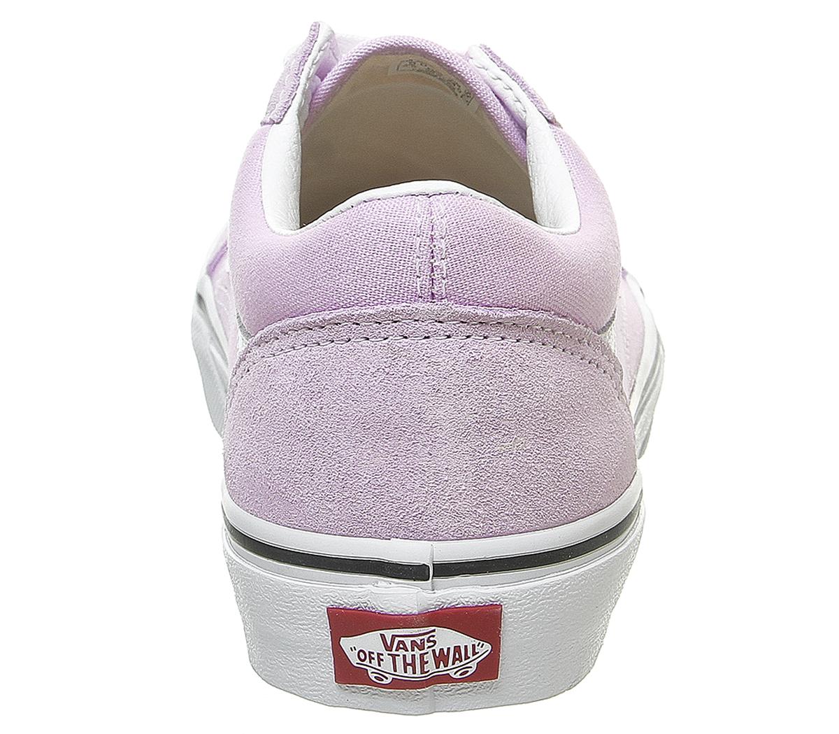 VansOld Skool Jnr TrainersLilac Snow True White