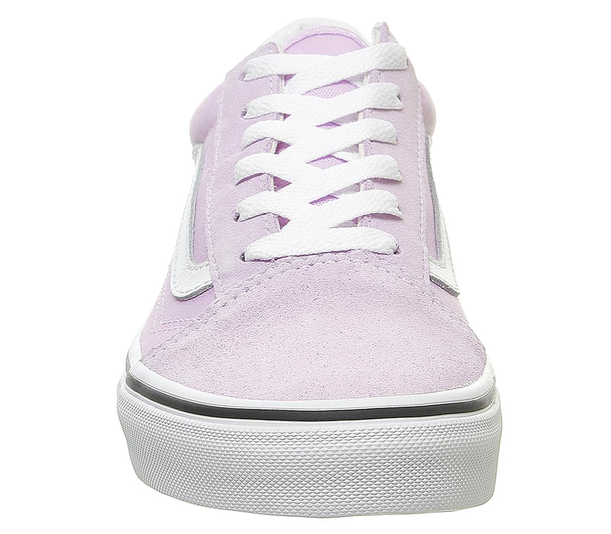 VansOld Skool Jnr TrainersLilac Snow True White