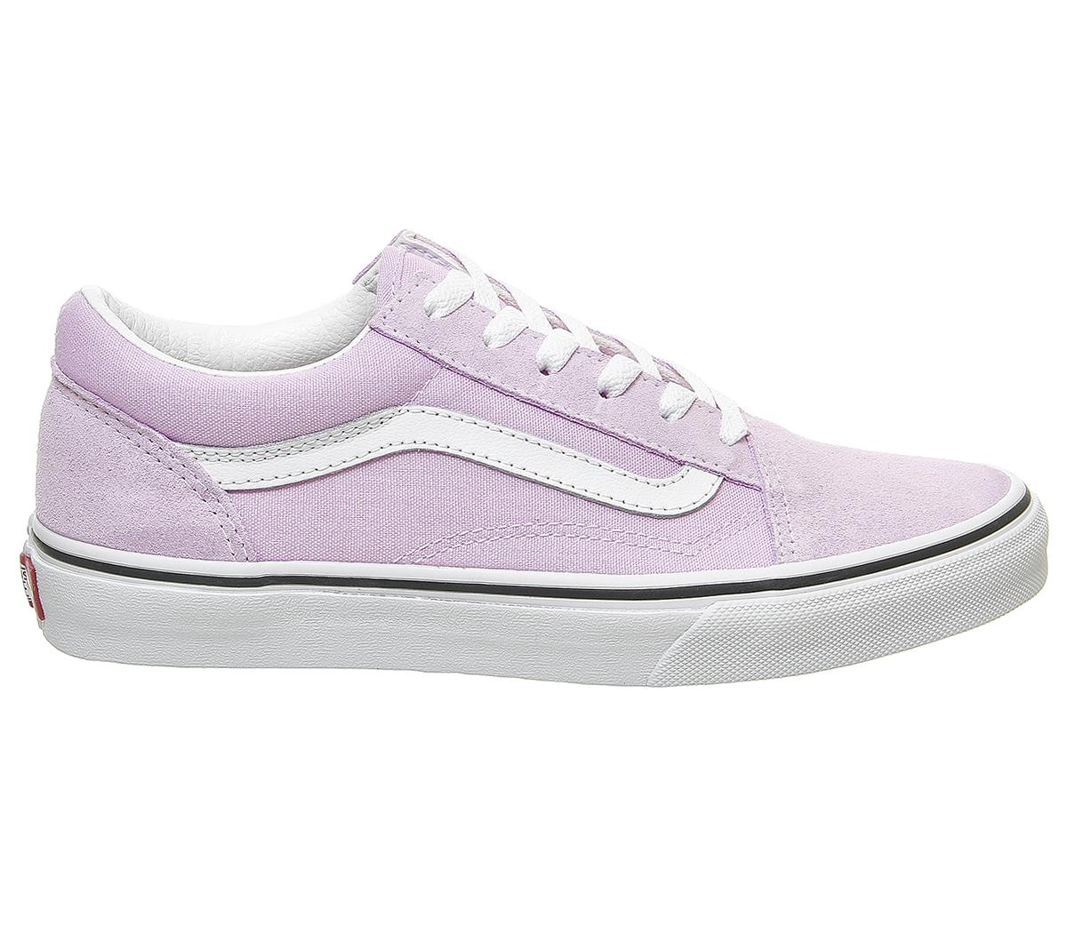 VansOld Skool Jnr TrainersLilac Snow True White