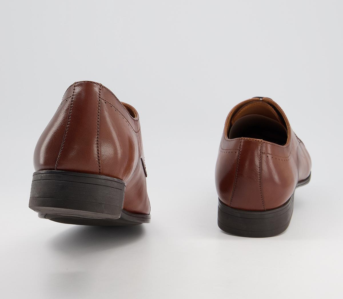 Office Memoir Toe Cap Derby Shoes Office Memoir Toe Cap Derby Shoes Tan Leather