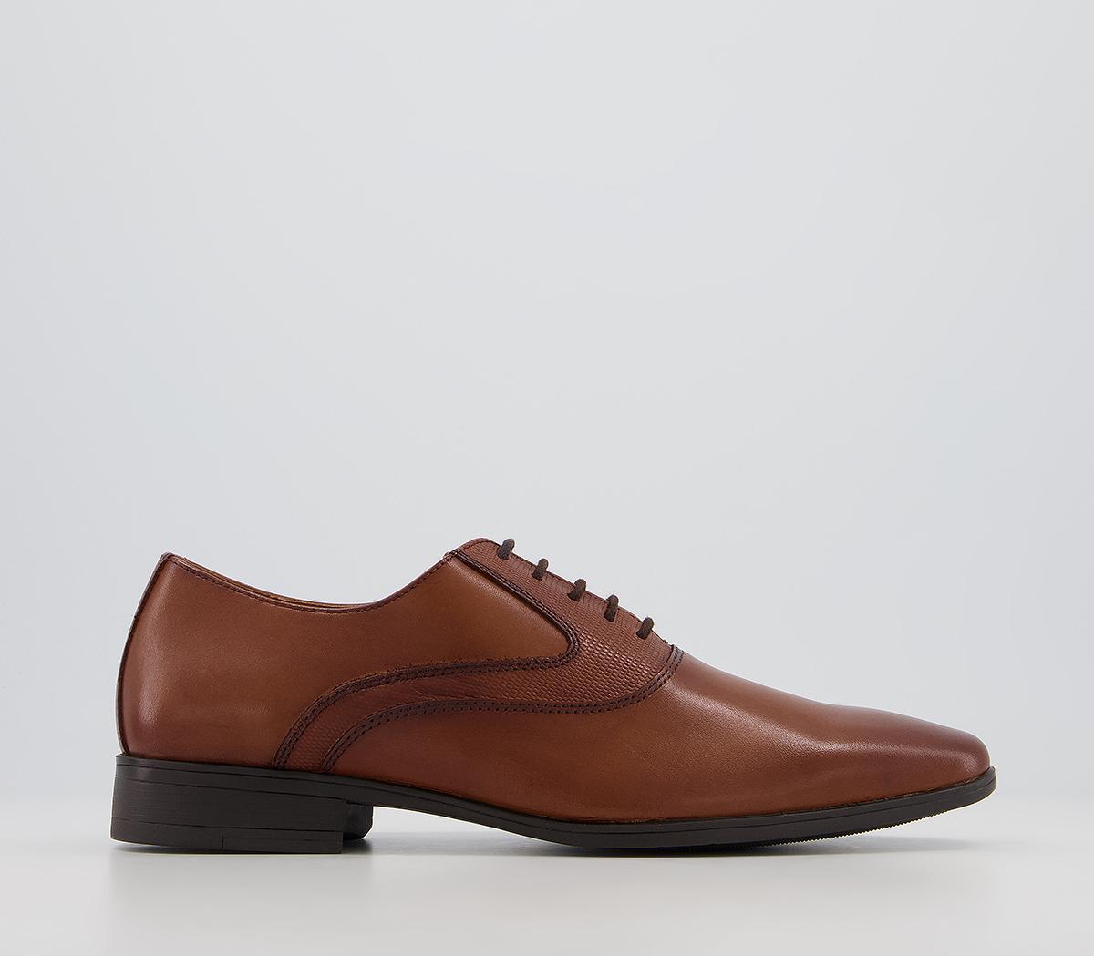 OFFICEManifest Toe Rose Oxford ShoesTan Leather