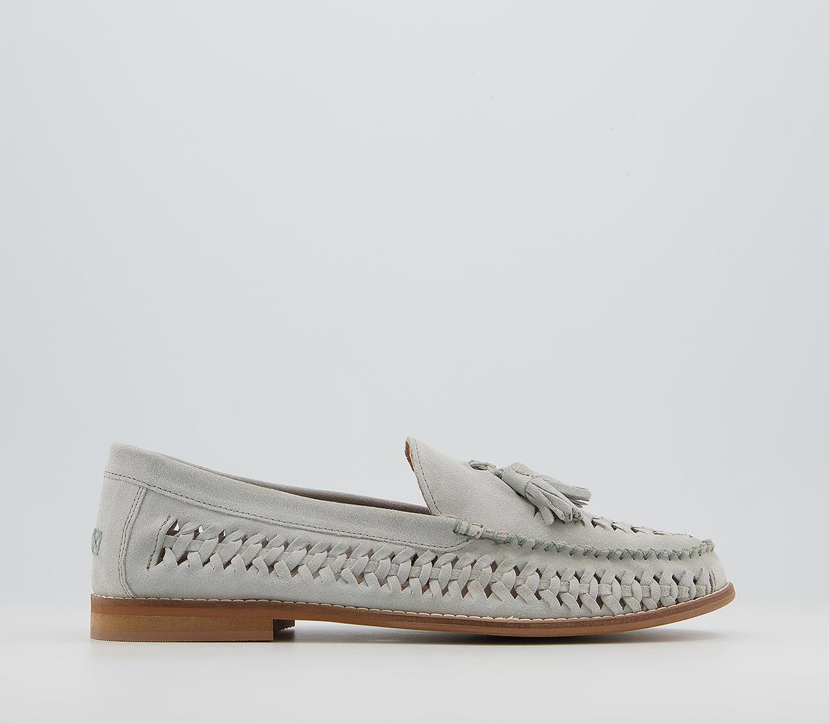 mens woven tassel loafers