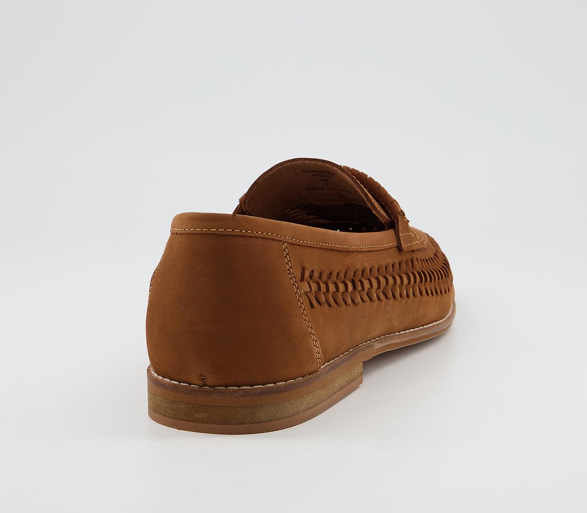 Office Chiswick Woven Saddle Slip On Loafers Office Chiswick Woven Saddle Slip On Loafers Tan Nubuck