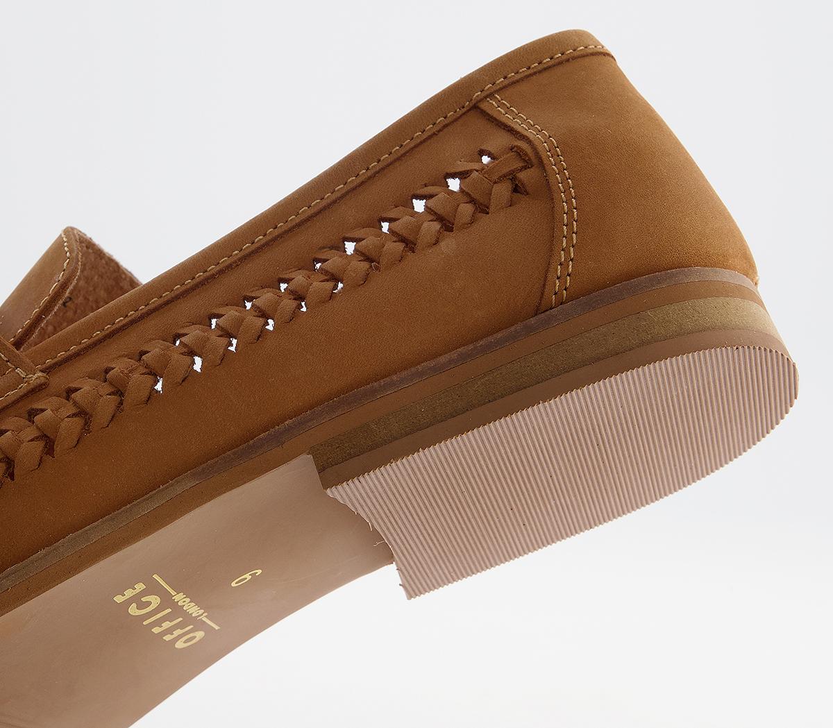 Office Chiswick Woven Saddle Slip On Loafers Office Chiswick Woven Saddle Slip On Loafers Tan Nubuck