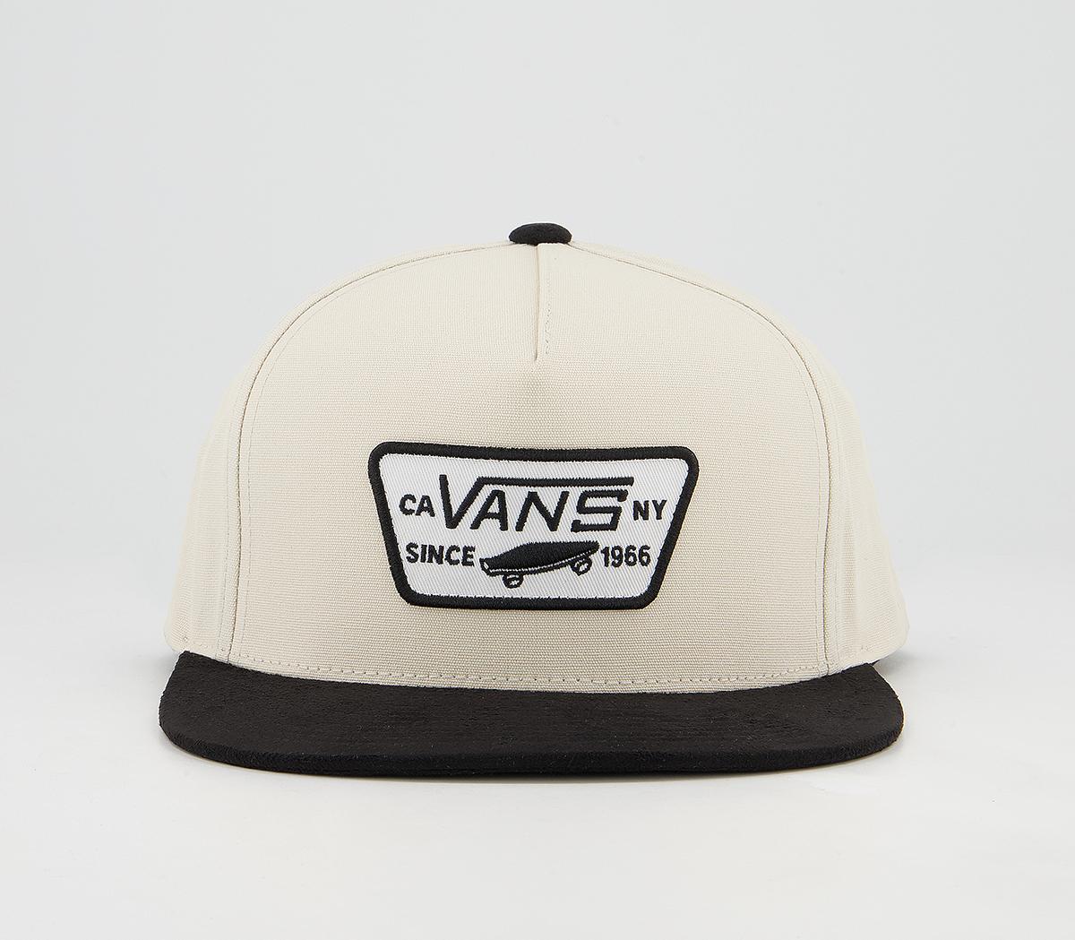 VansFull Patch Snapback HatOatmeal Black