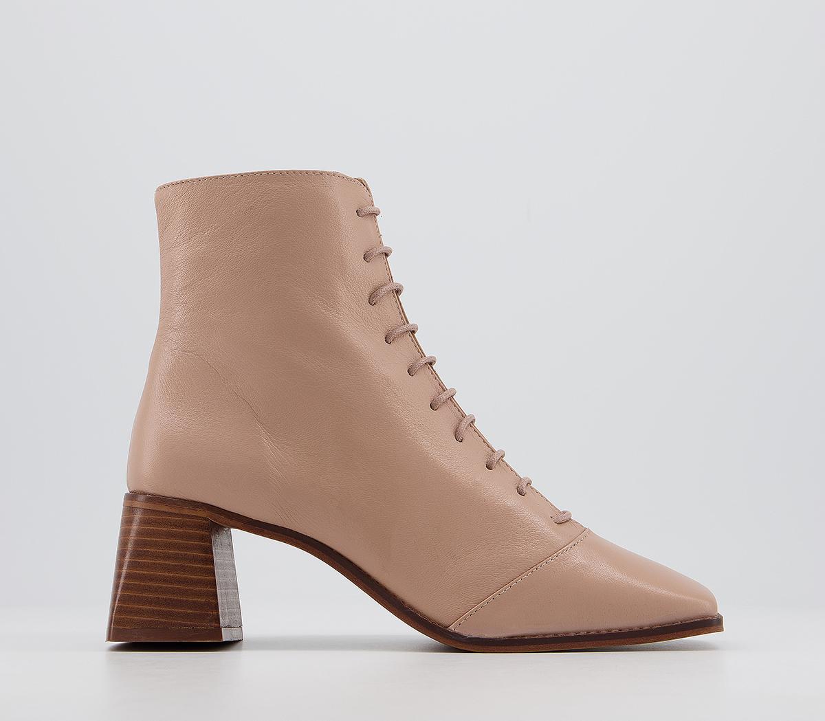 OFFICEAriella Lace Up BootsBiscuit Leather
