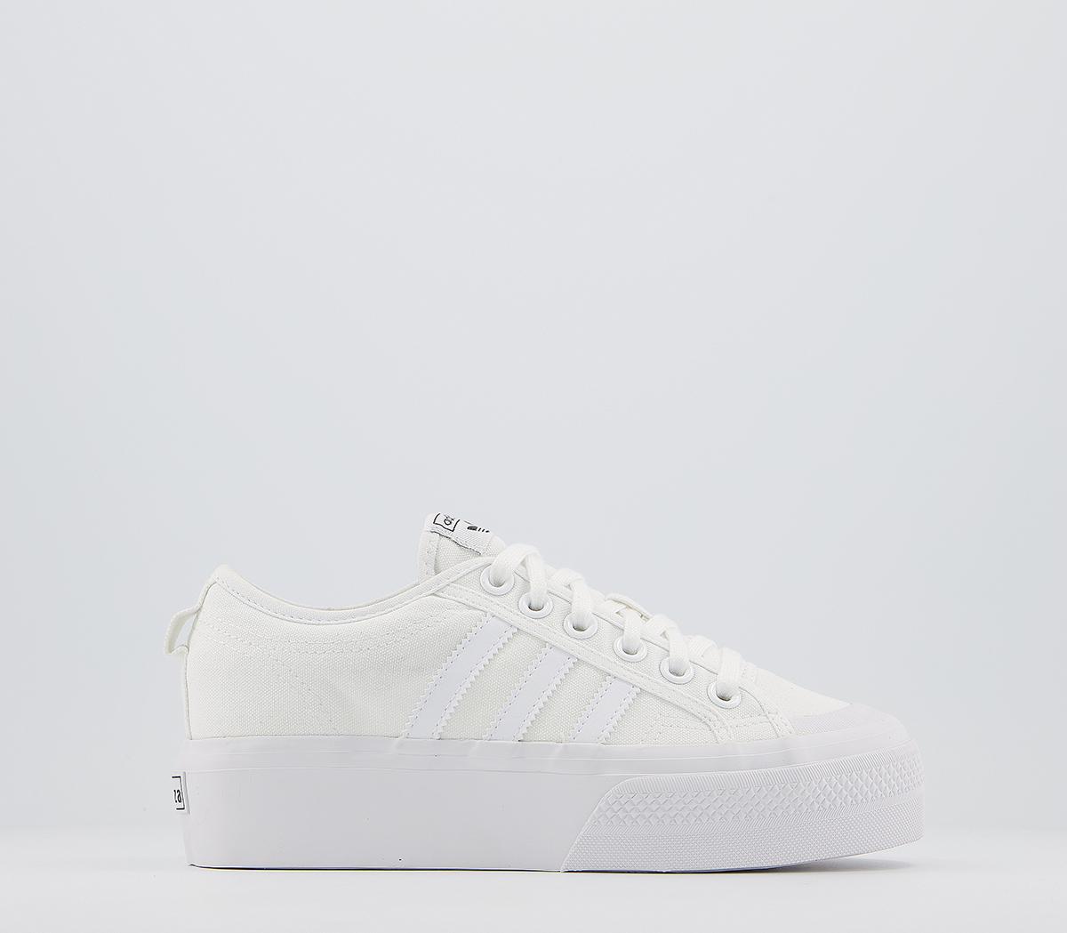 Womens adidas store nizza white