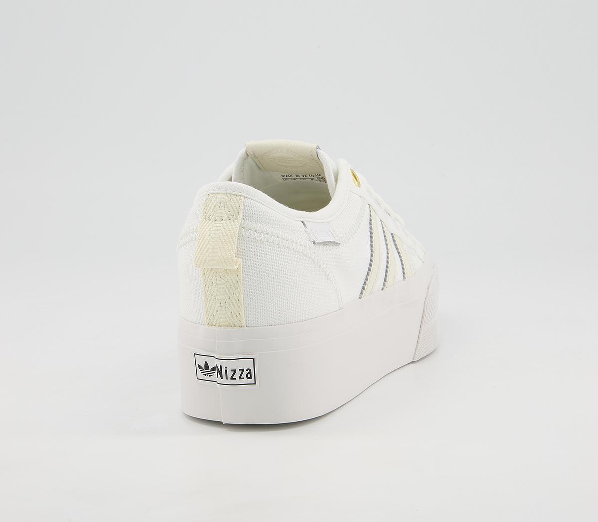 adidas Nizza Platform Trainers adidas Nizza Platform Trainers White Crystal White Cream Tint