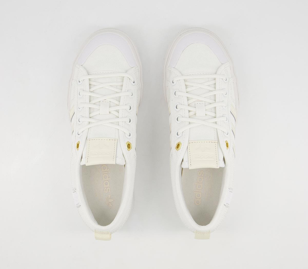 adidas Nizza Platform Trainers adidas Nizza Platform Trainers White Crystal White Cream Tint