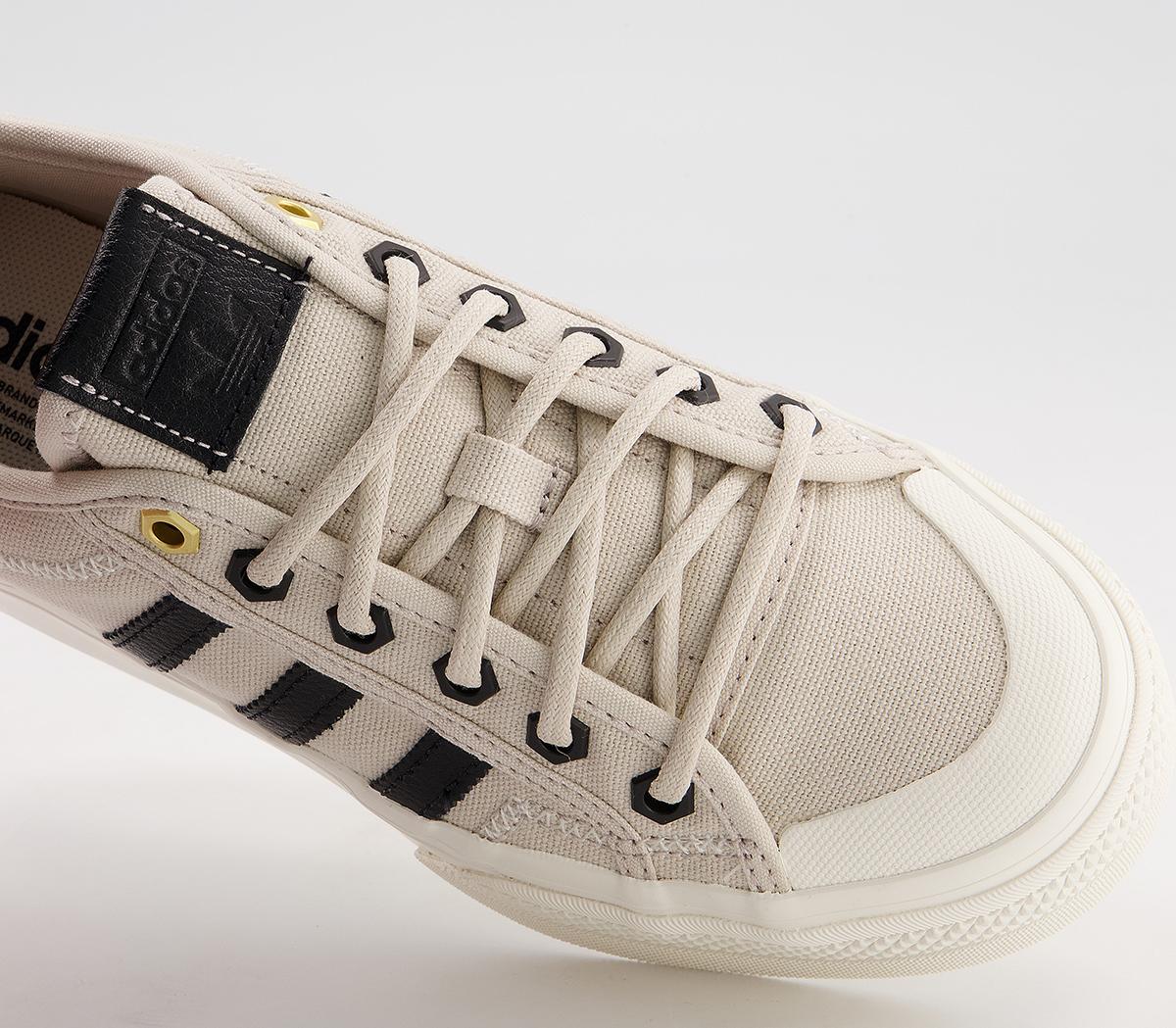 adidasNizza Platform TrainersClear Brown Off White Black