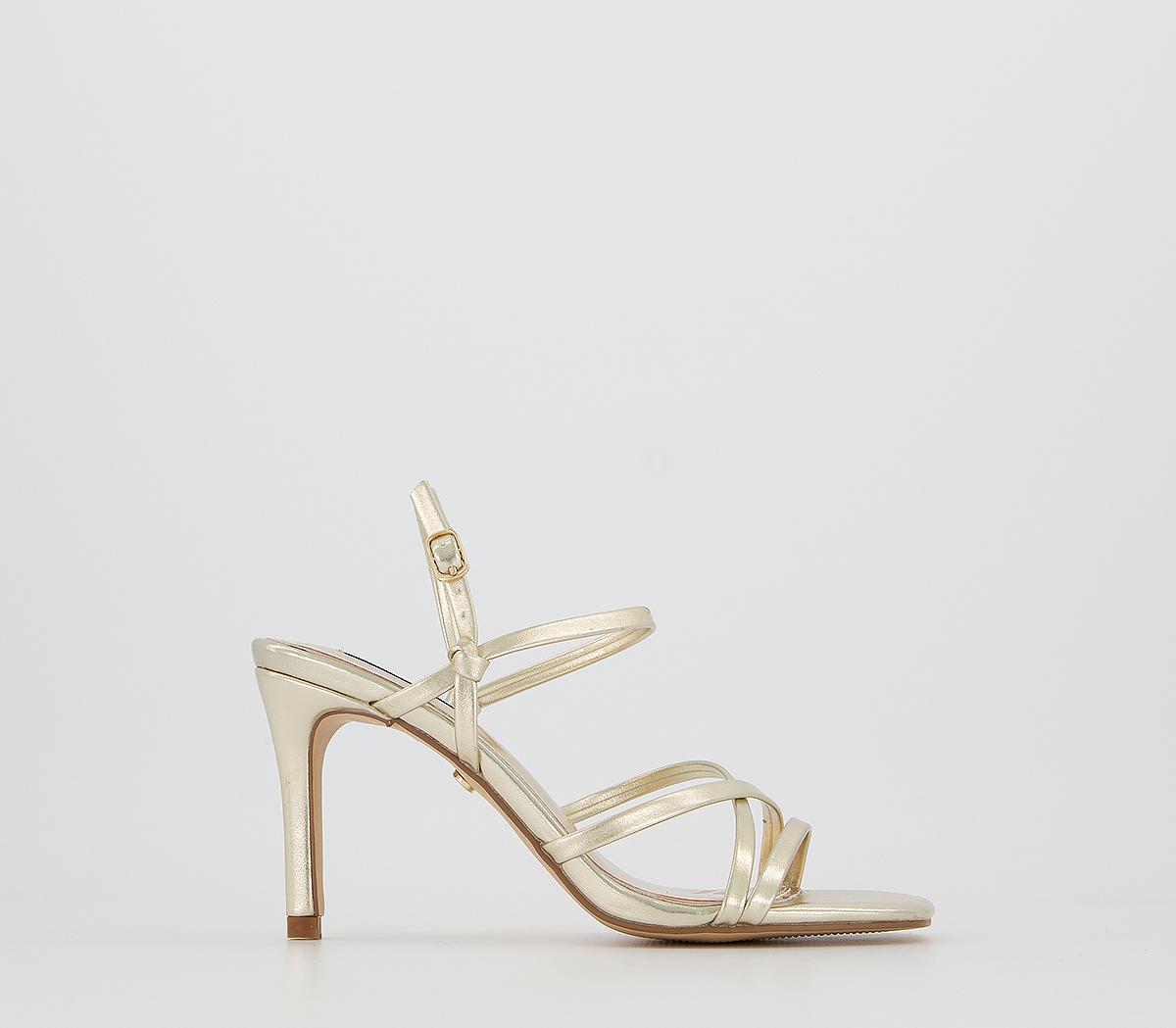 Strappy Sandals Lace up in Gold | Leather Sandals | Greek Chic