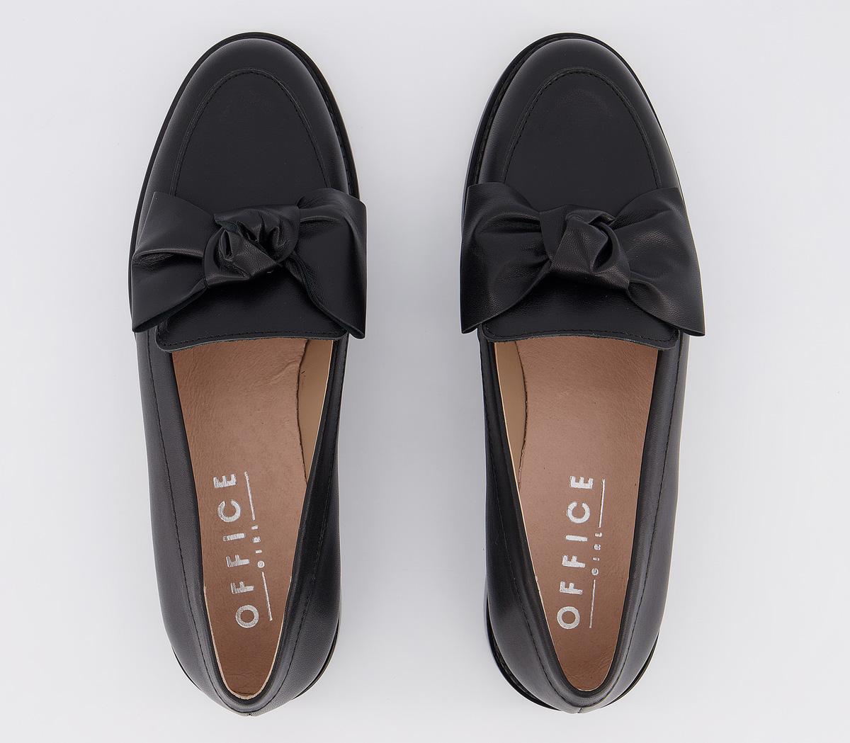 OFFICEFederal- Bow LoaferBlack Leather