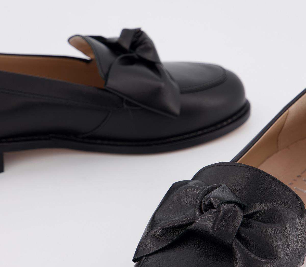 OFFICEFederal- Bow LoaferBlack Leather