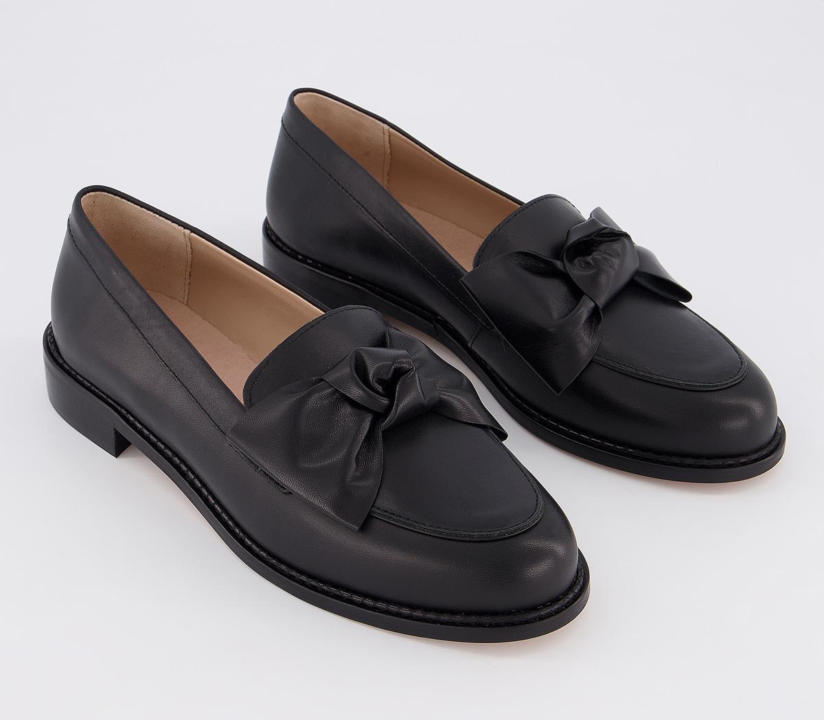 OFFICEFederal- Bow LoaferBlack Leather