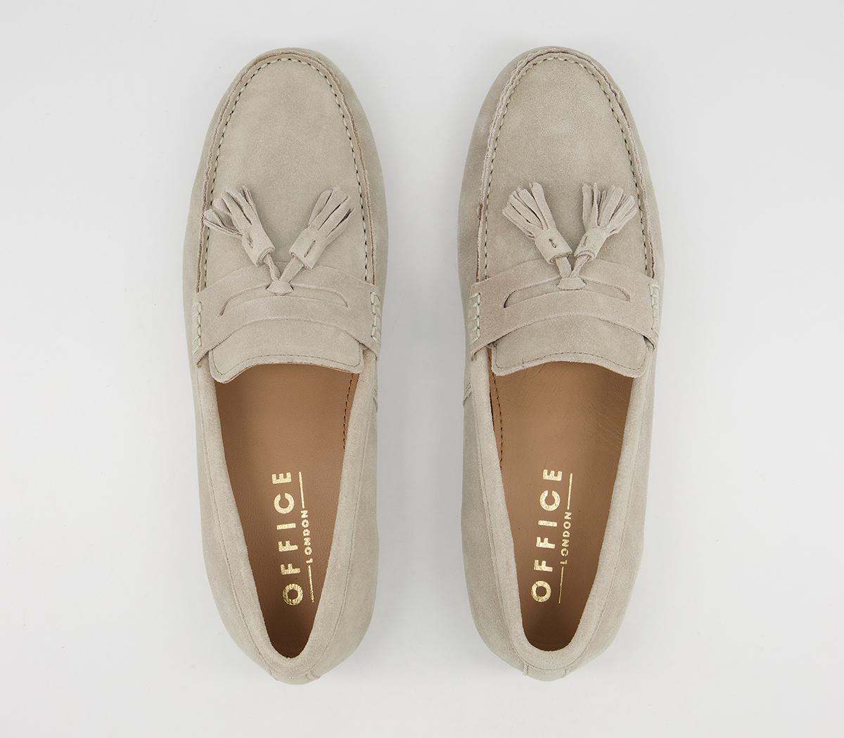 Office Choice Tassel Loafers Office Choice Tassel Loafers Beige Suede