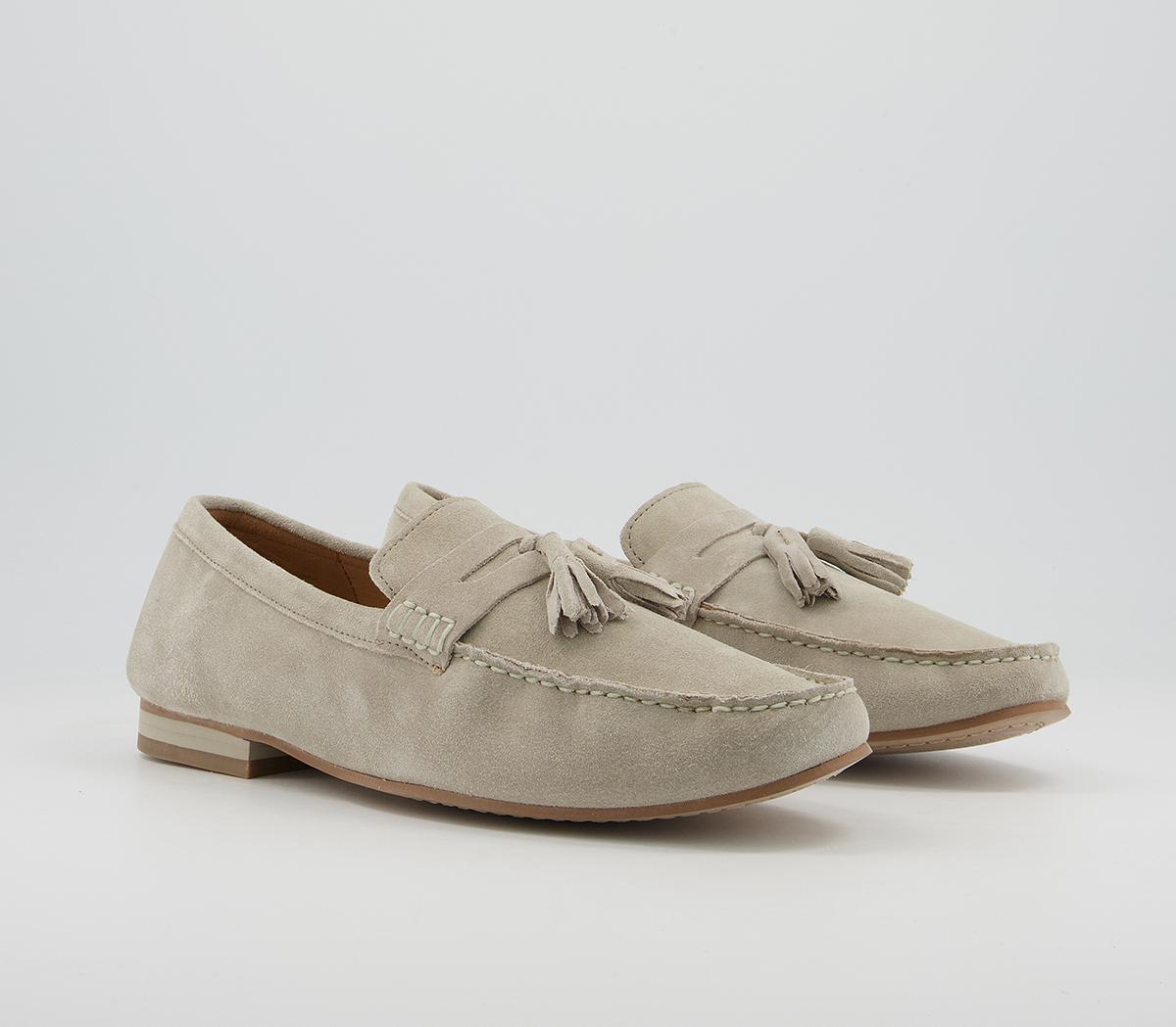 Office Choice Tassel Loafers Office Choice Tassel Loafers Beige Suede