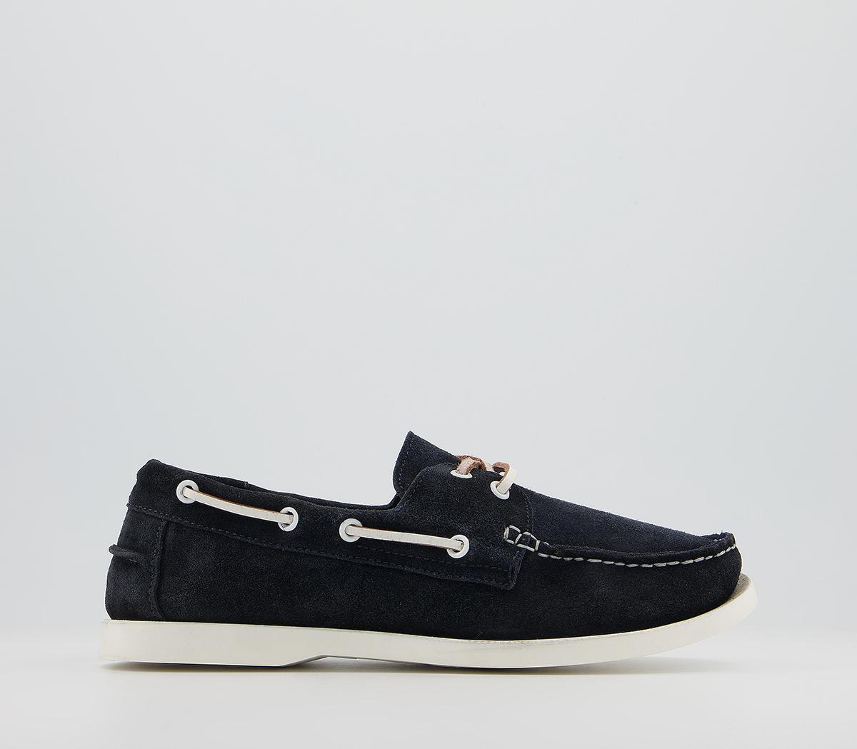 OFFICECabin Boat ShoesNavy Suede
