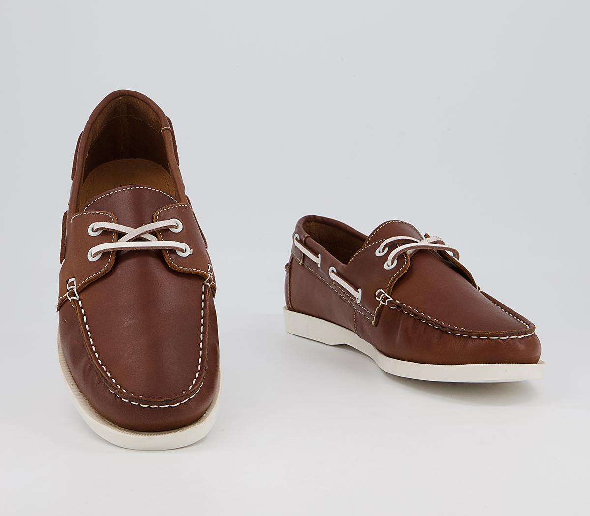 Office Cabin Boat Shoes Office Cabin Boat Shoes Brown Leather