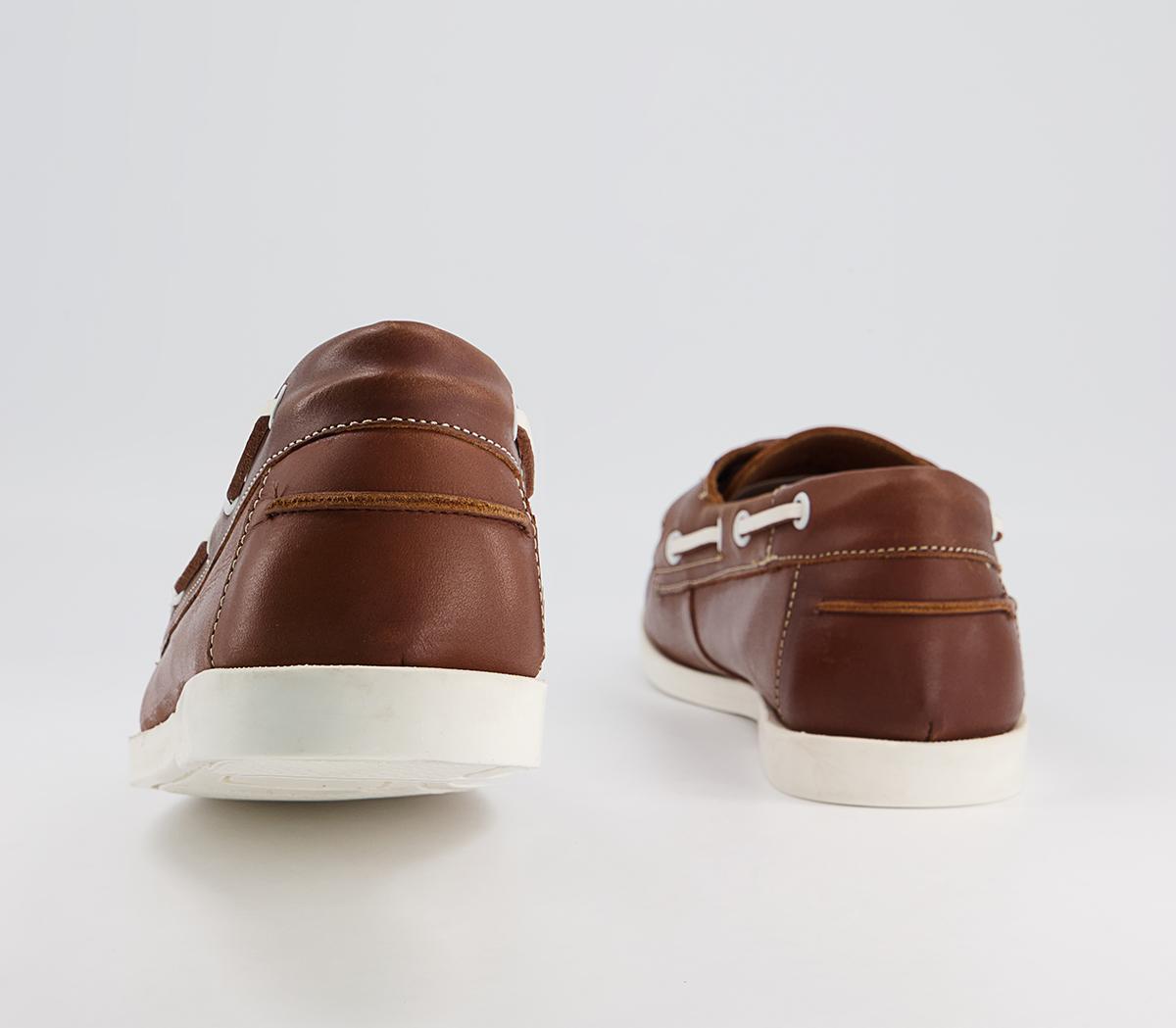 Office Cabin Boat Shoes Office Cabin Boat Shoes Brown Leather