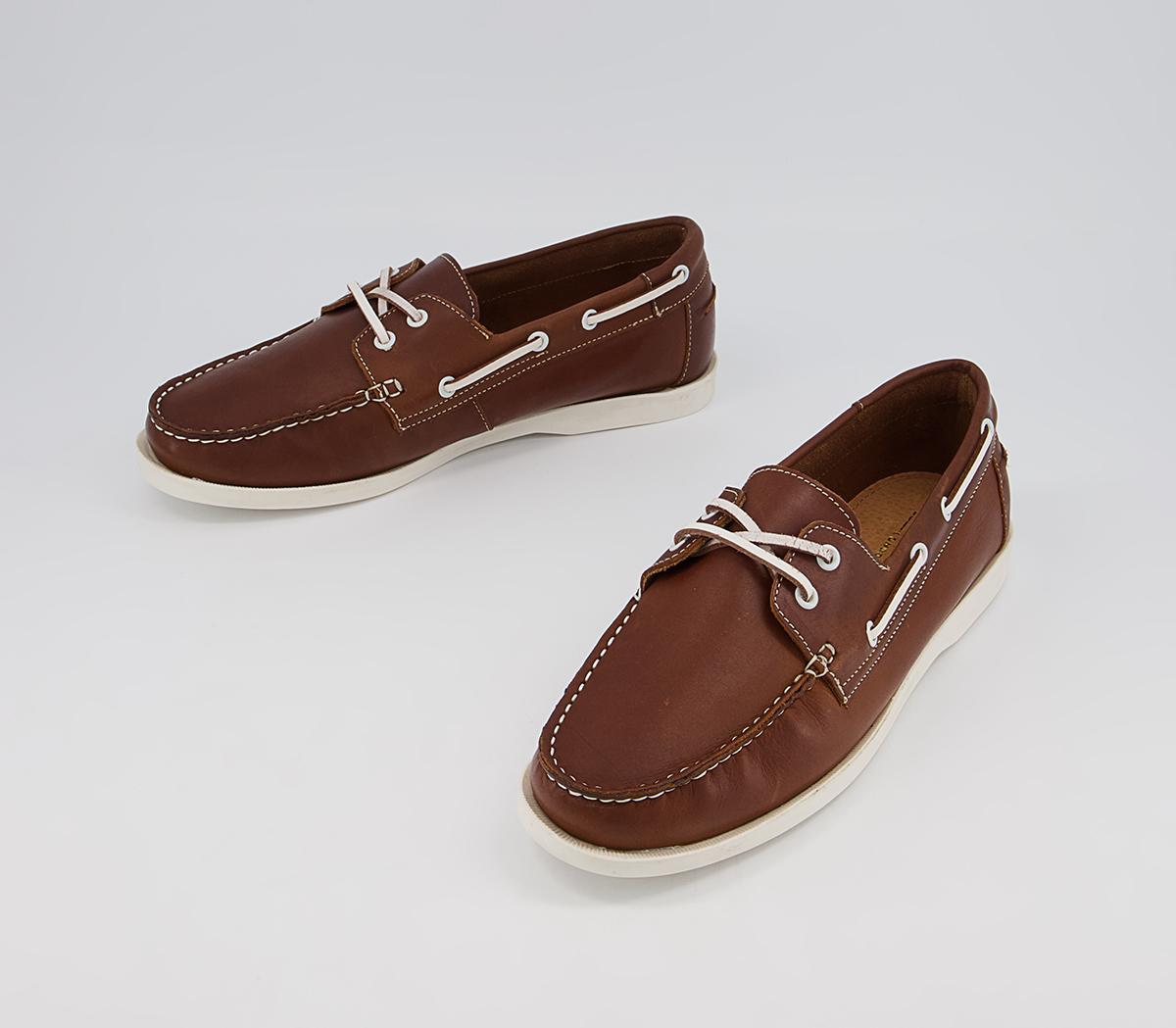 Office Cabin Boat Shoes Office Cabin Boat Shoes Brown Leather