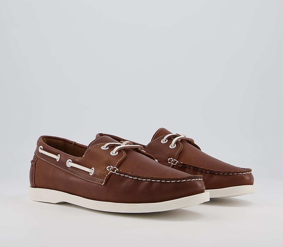 Office Cabin Boat Shoes Office Cabin Boat Shoes Brown Leather