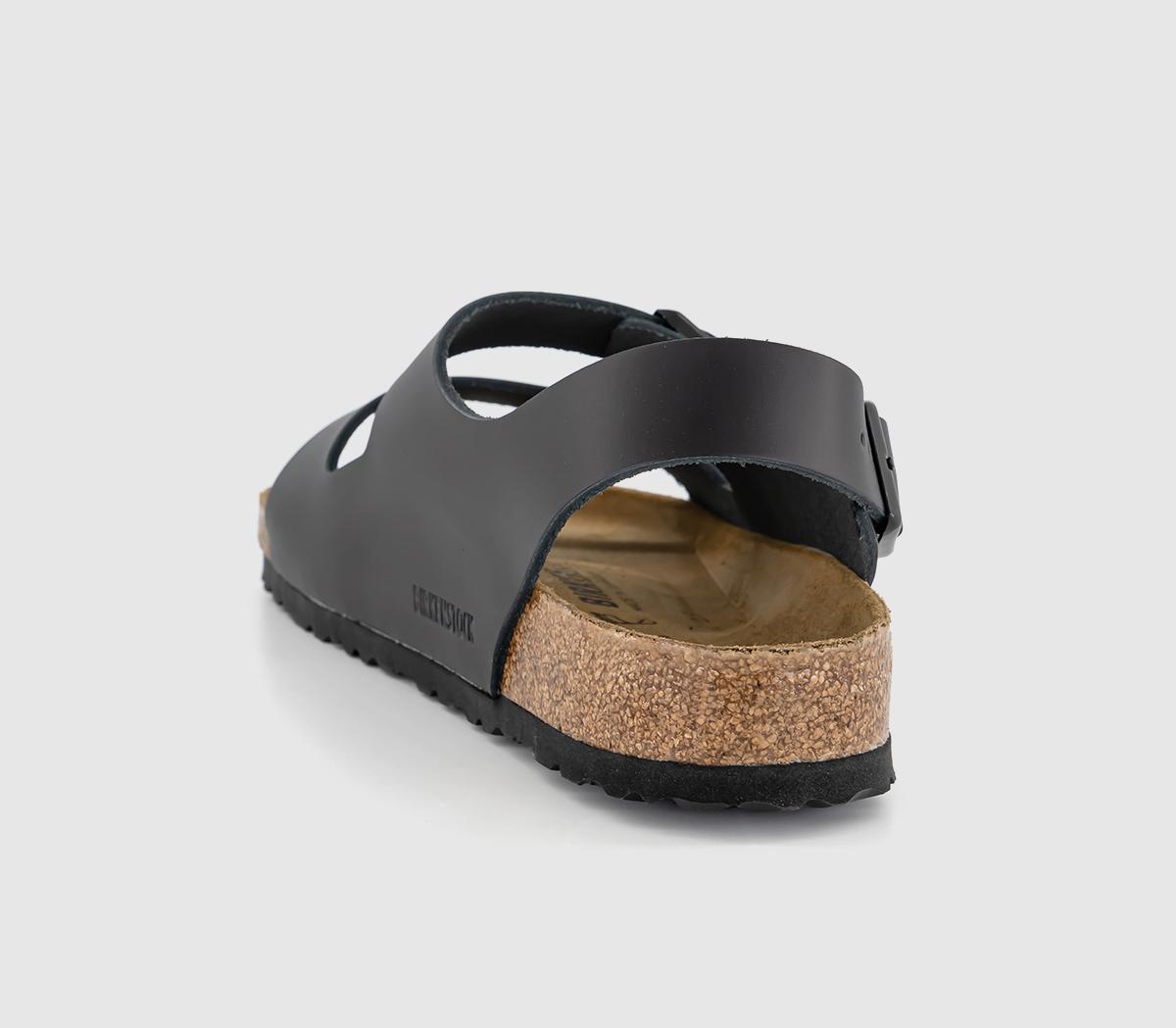 BIRKENSTOCKMilano SandalsBlack Leather
