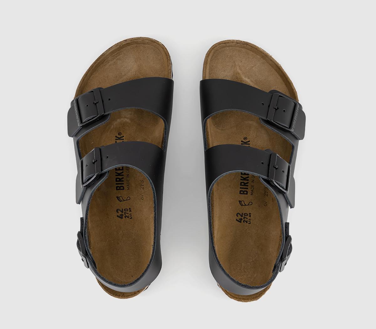 BIRKENSTOCKMilano SandalsBlack Leather