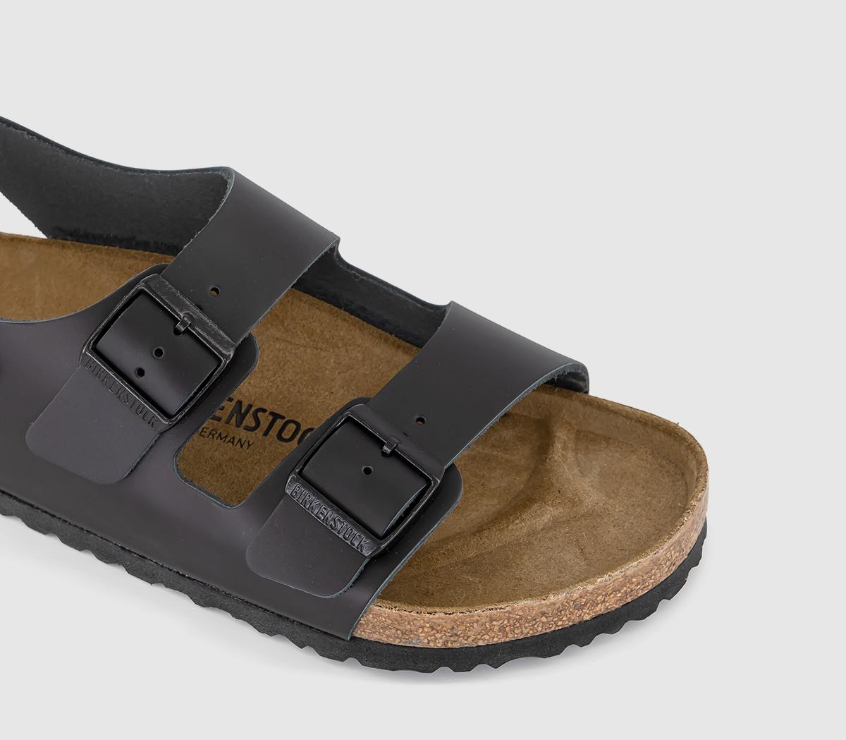 BIRKENSTOCKMilano SandalsBlack Leather