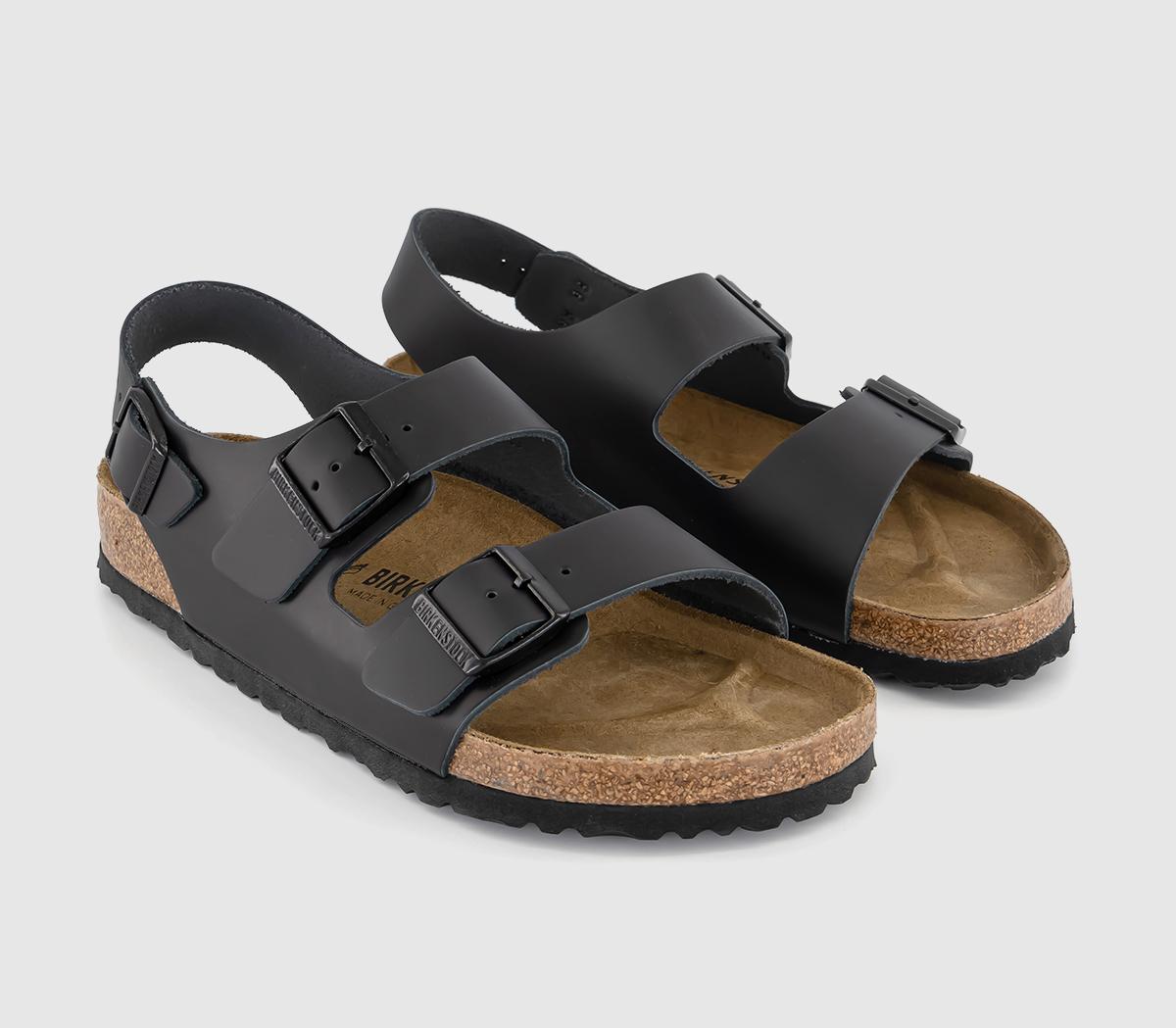 BIRKENSTOCKMilano SandalsBlack Leather