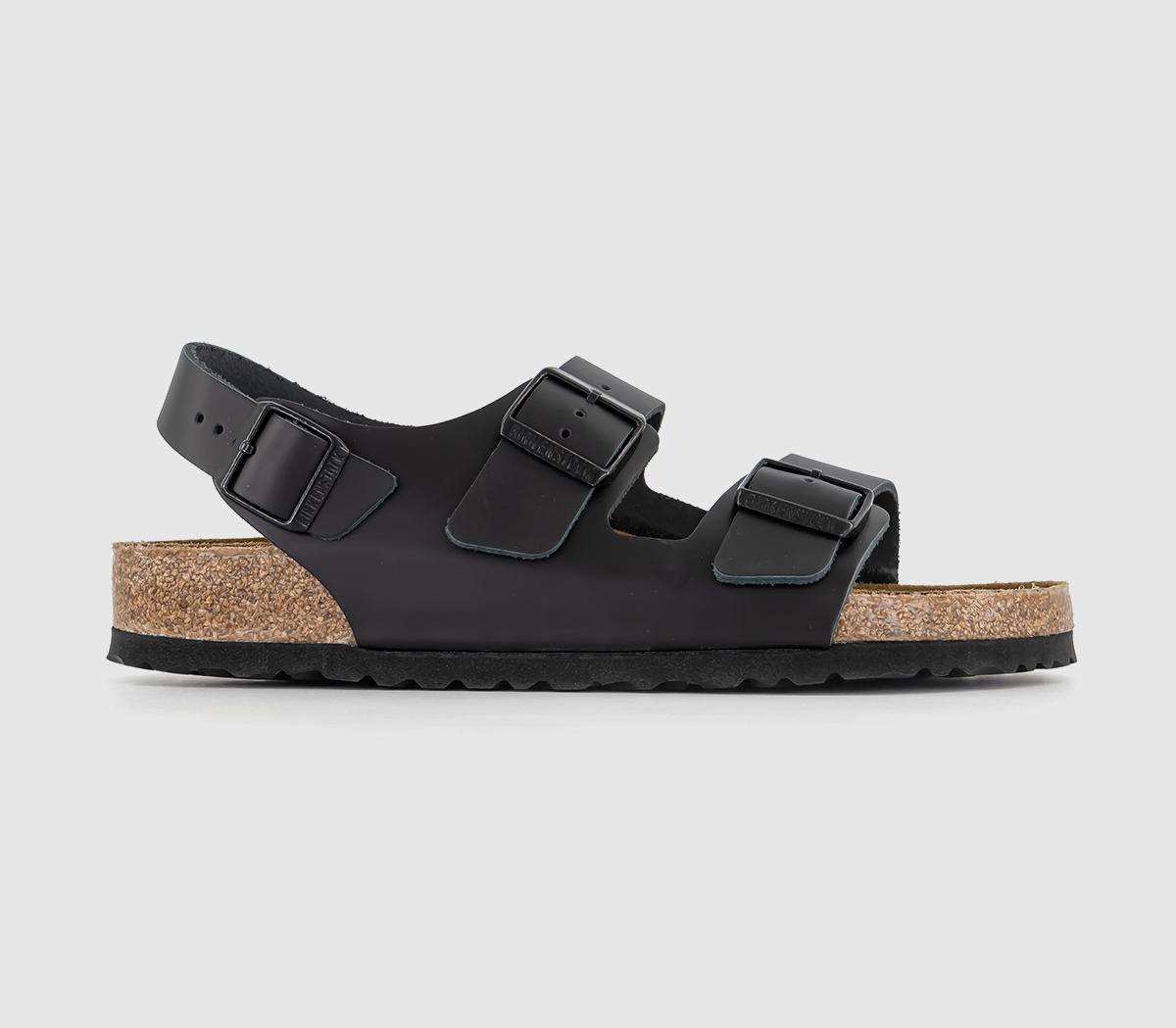 Milano Sandals Black Leather