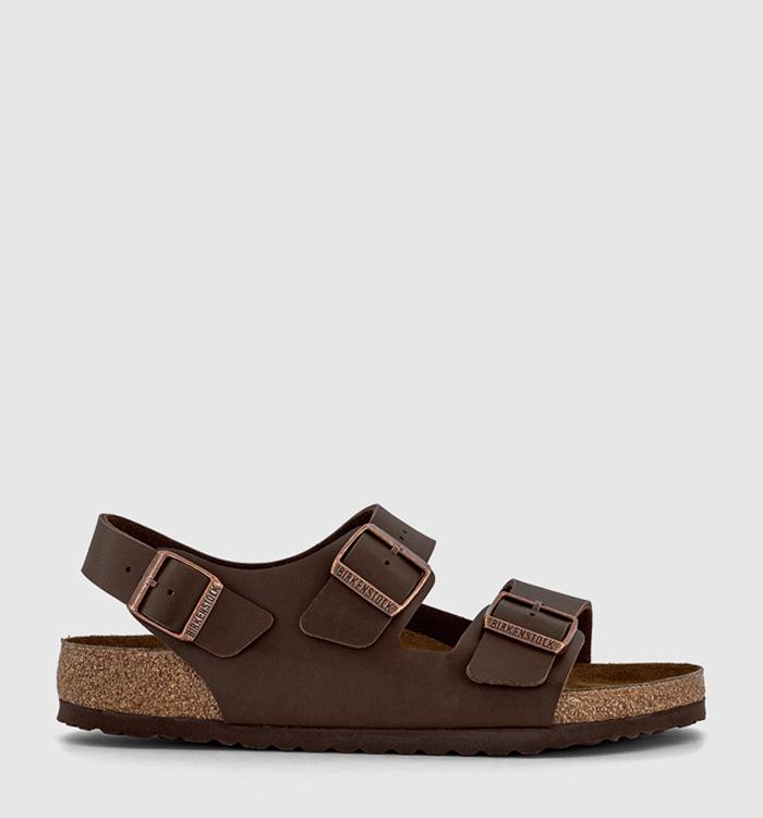 BIRKENSTOCK Milano Sandals Dark Brown