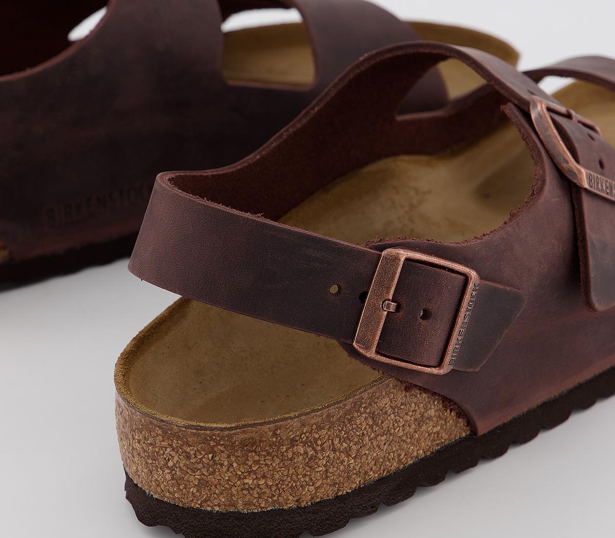 BIRKENSTOCKMilano SandalBrown Oiled Leather