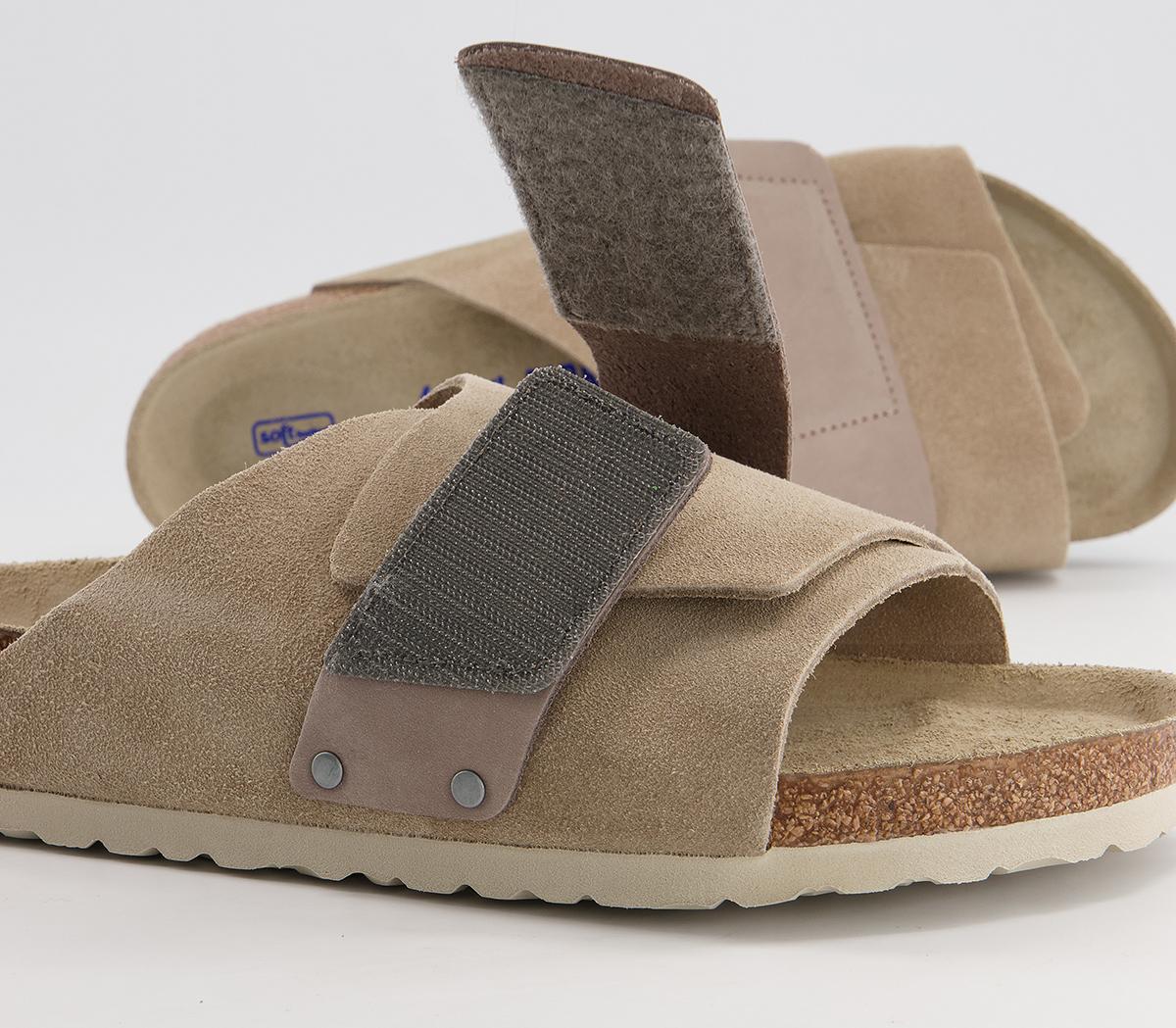 BIRKENSTOCK Kyoto Sandals BIRKENSTOCK Kyoto Sandals Grey Taupe