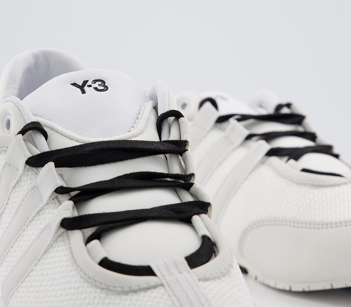 adidas Y-3Y-3 Boxing TrainersWhite Black