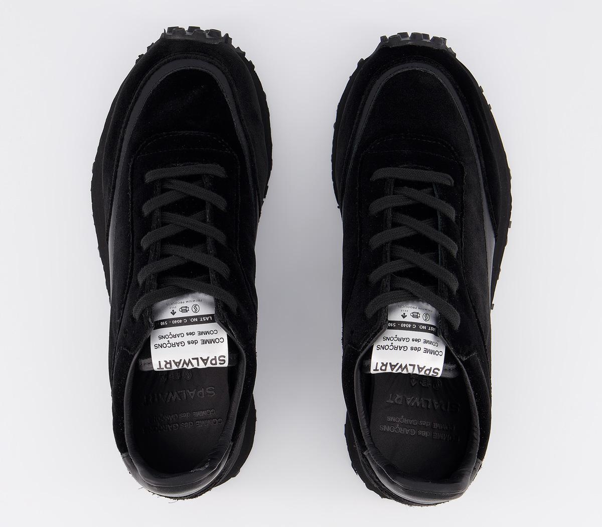 Comme Des Garcons Cdg X Spalwart Velvet Tempo Trainers Black