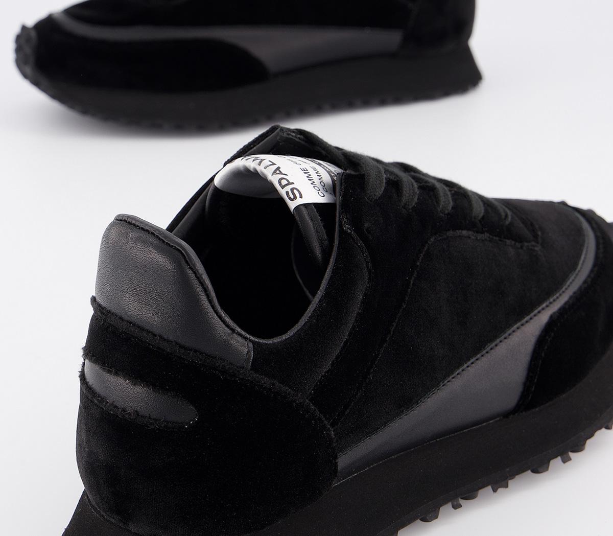 Comme Des Garcons Cdg X Spalwart Velvet Tempo Trainers Black