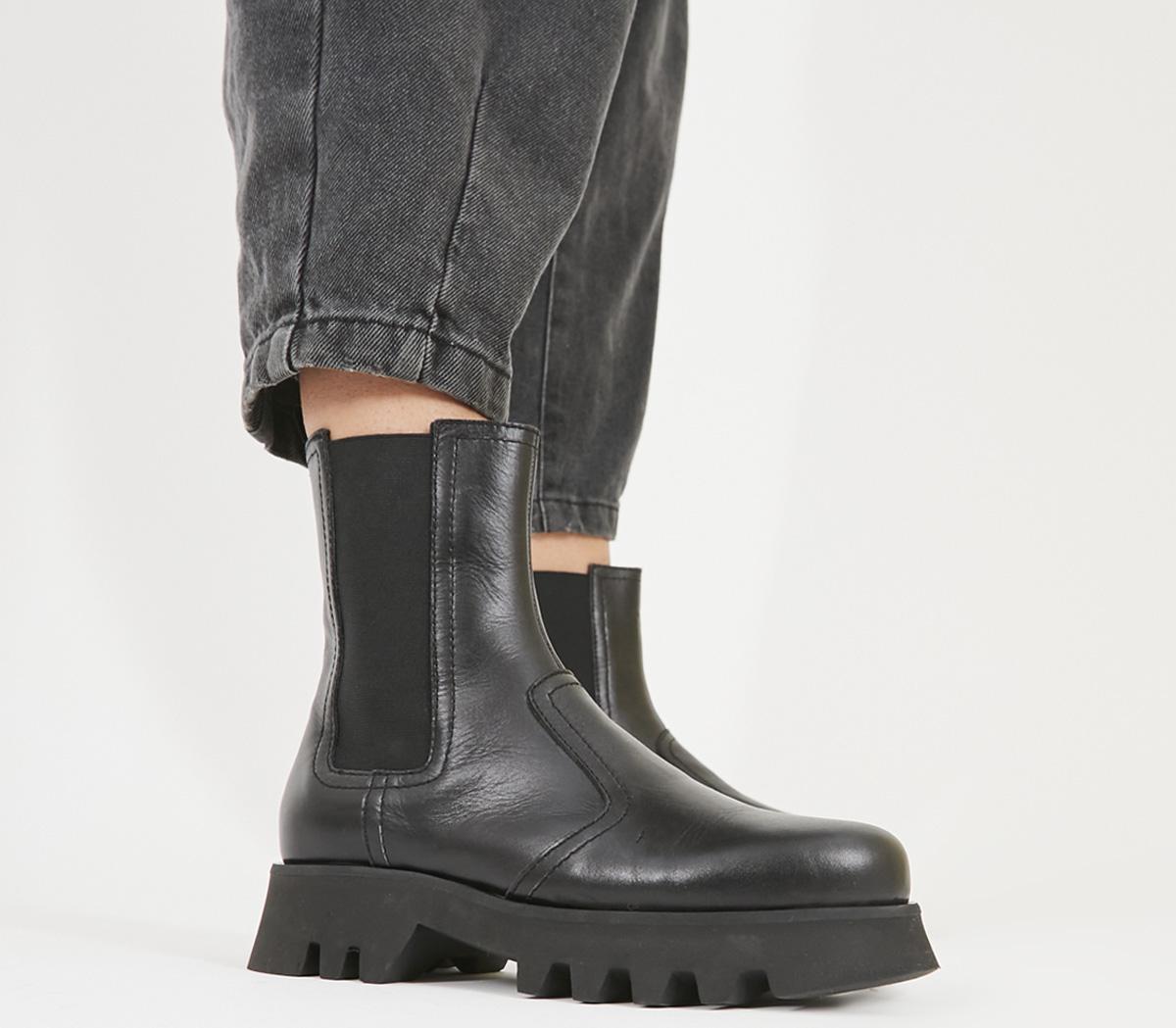 Chelsea Boots Black Leather - Ankle Boots