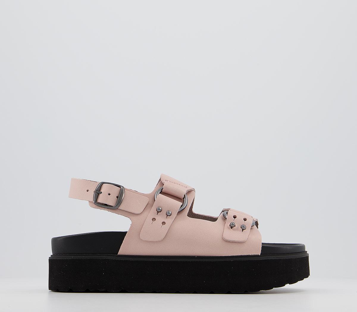 OFFICEMicha Ring Reef Footbed SandalsPink Leather