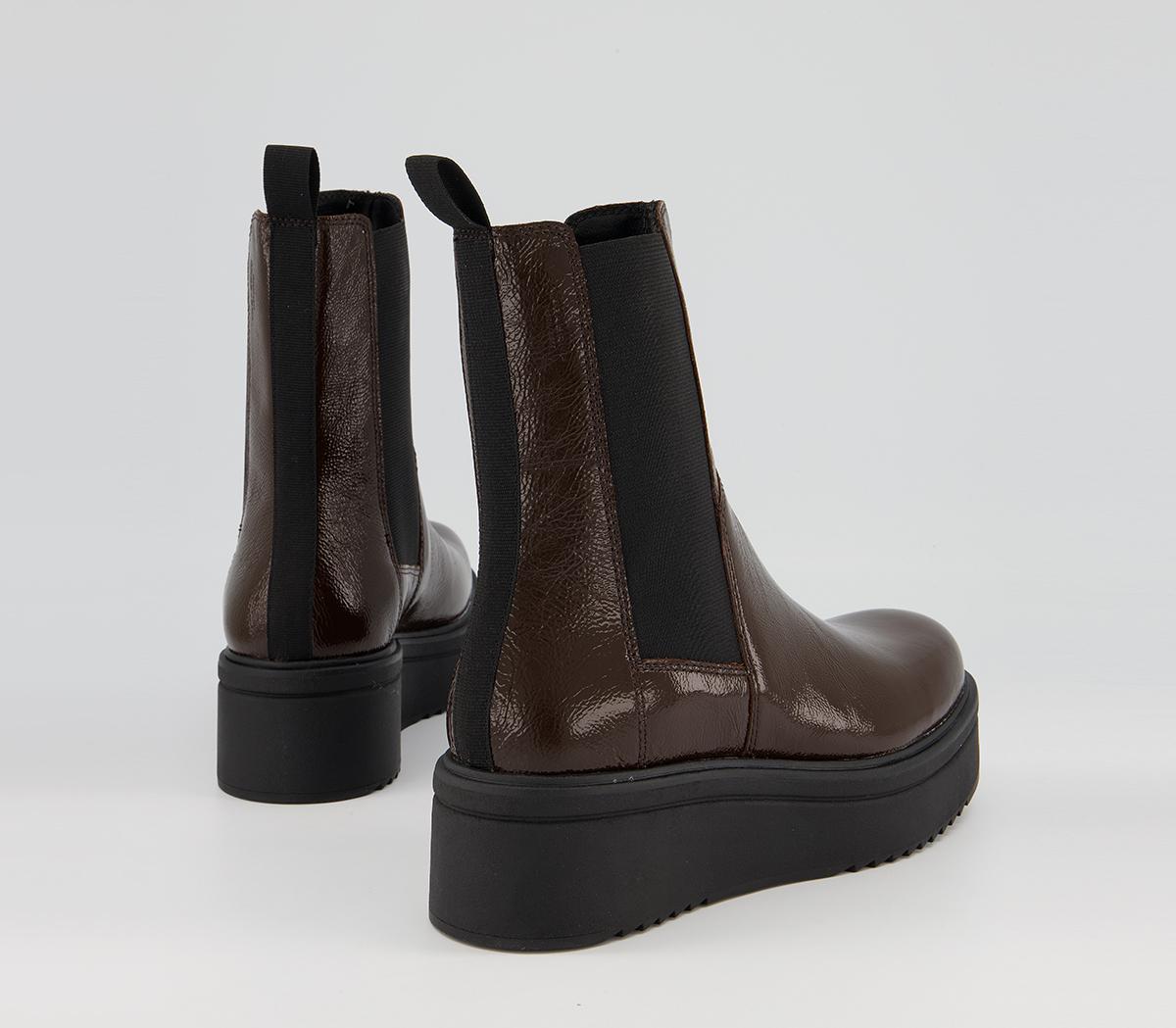 Vagabond Shoemakers Tara High Boots Vagabond Shoemakers Tara High Boots Brown Patent