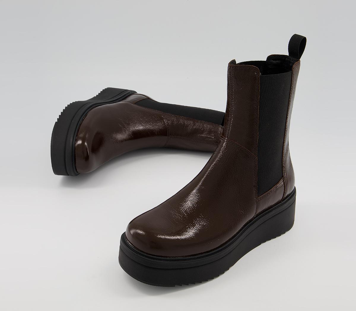 Vagabond Shoemakers Tara High Boots Vagabond Shoemakers Tara High Boots Brown Patent