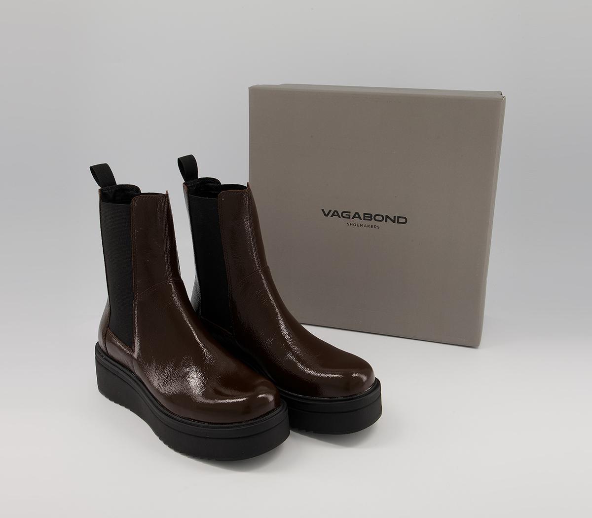 Vagabond Shoemakers Tara High Boots Vagabond Shoemakers Tara High Boots Brown Patent